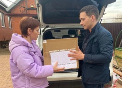 Вместе с волонтерами Выселковского района​ оказали помощь военнослужащим