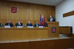 На внеочередной сессии депутаты городского Совета приняли отставку главы Кореновского городского поселения Евгения Пергун