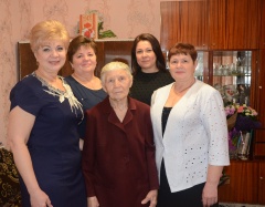 Труженица тыла Нина Федотовна Матюхина отметила юбилей - 90 лет