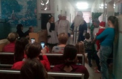 Депутаты Совета Кореновского городского поселения поздравили детей с Новым годом.